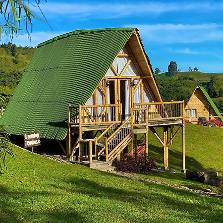 Glamping La Herradura Santa Rosa de Cabal Exteriör bild