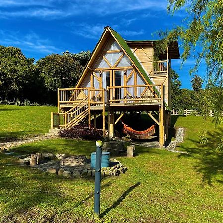 Glamping La Herradura Santa Rosa de Cabal Exteriör bild