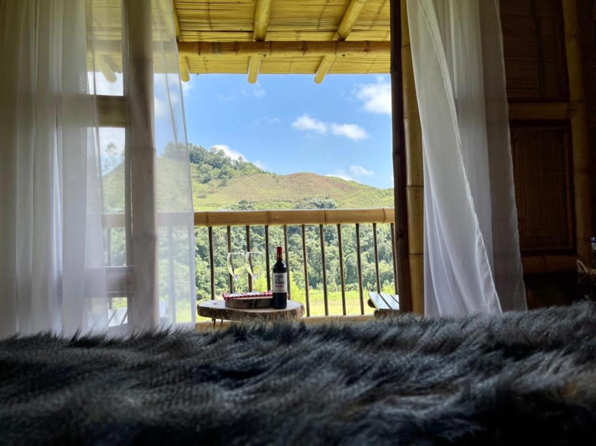 Glamping La Herradura Santa Rosa de Cabal Exteriör bild