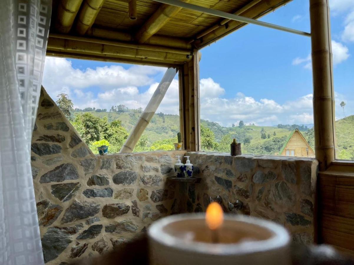 Glamping La Herradura Santa Rosa de Cabal Exteriör bild