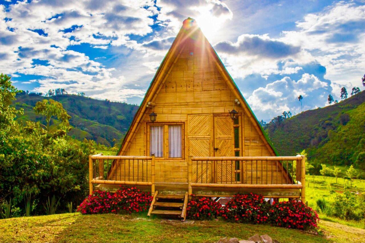 Glamping La Herradura Santa Rosa de Cabal Exteriör bild