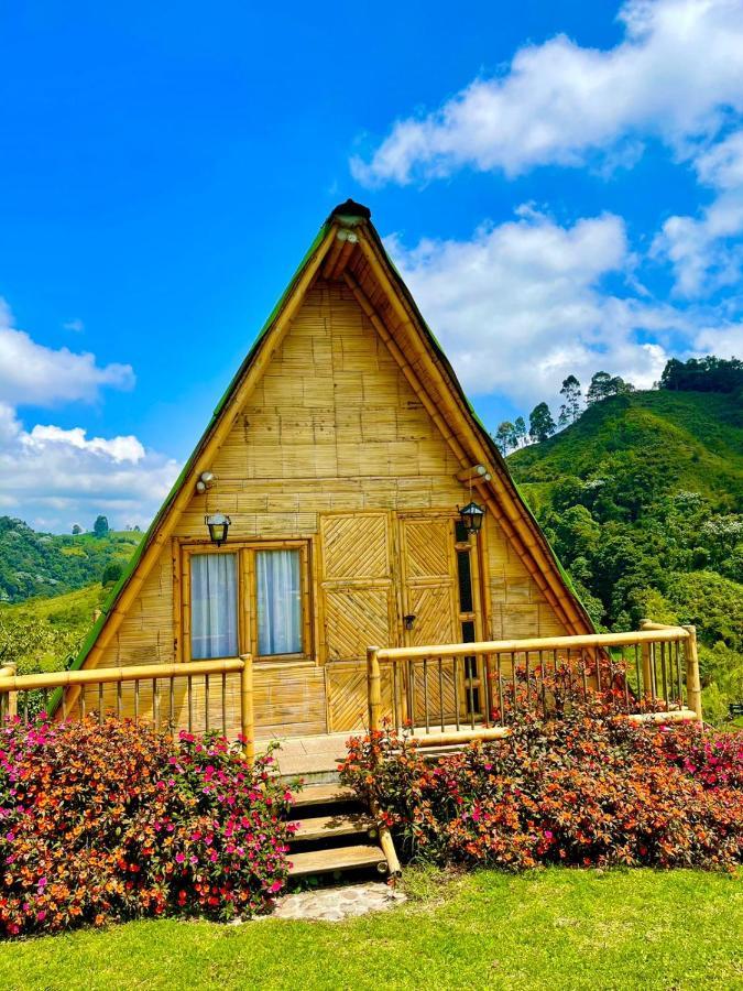 Glamping La Herradura Santa Rosa de Cabal Exteriör bild