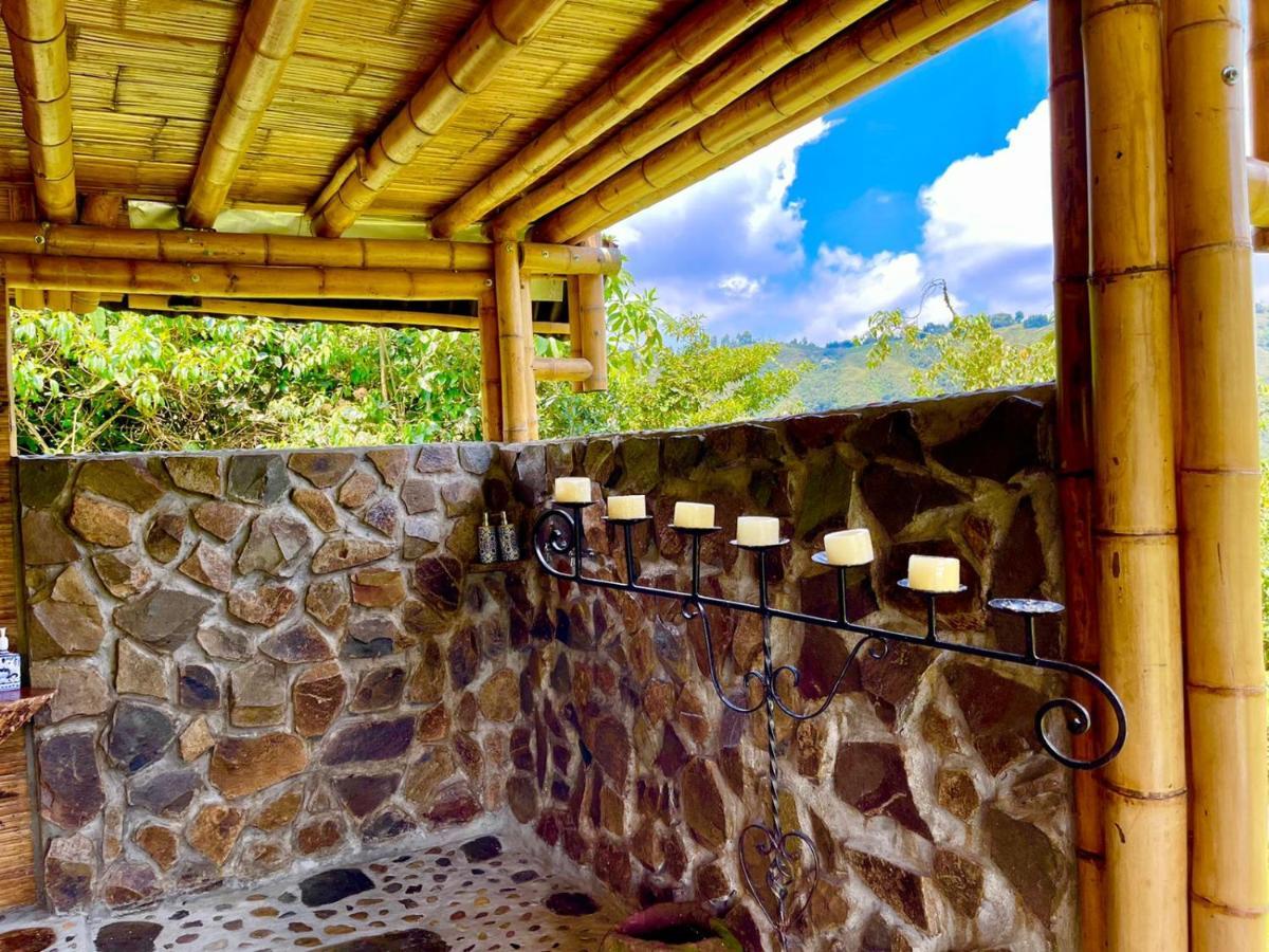 Glamping La Herradura Santa Rosa de Cabal Exteriör bild
