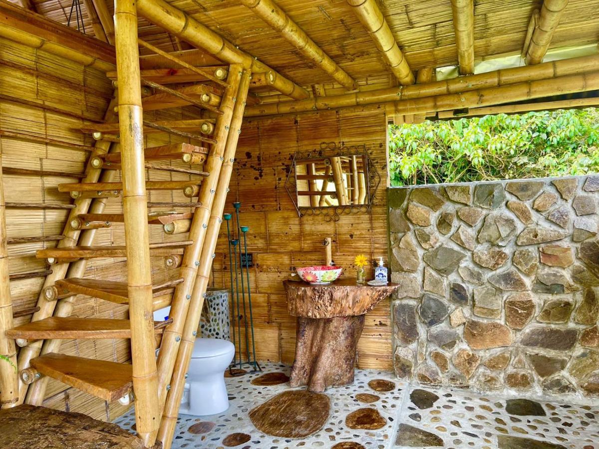 Glamping La Herradura Santa Rosa de Cabal Exteriör bild