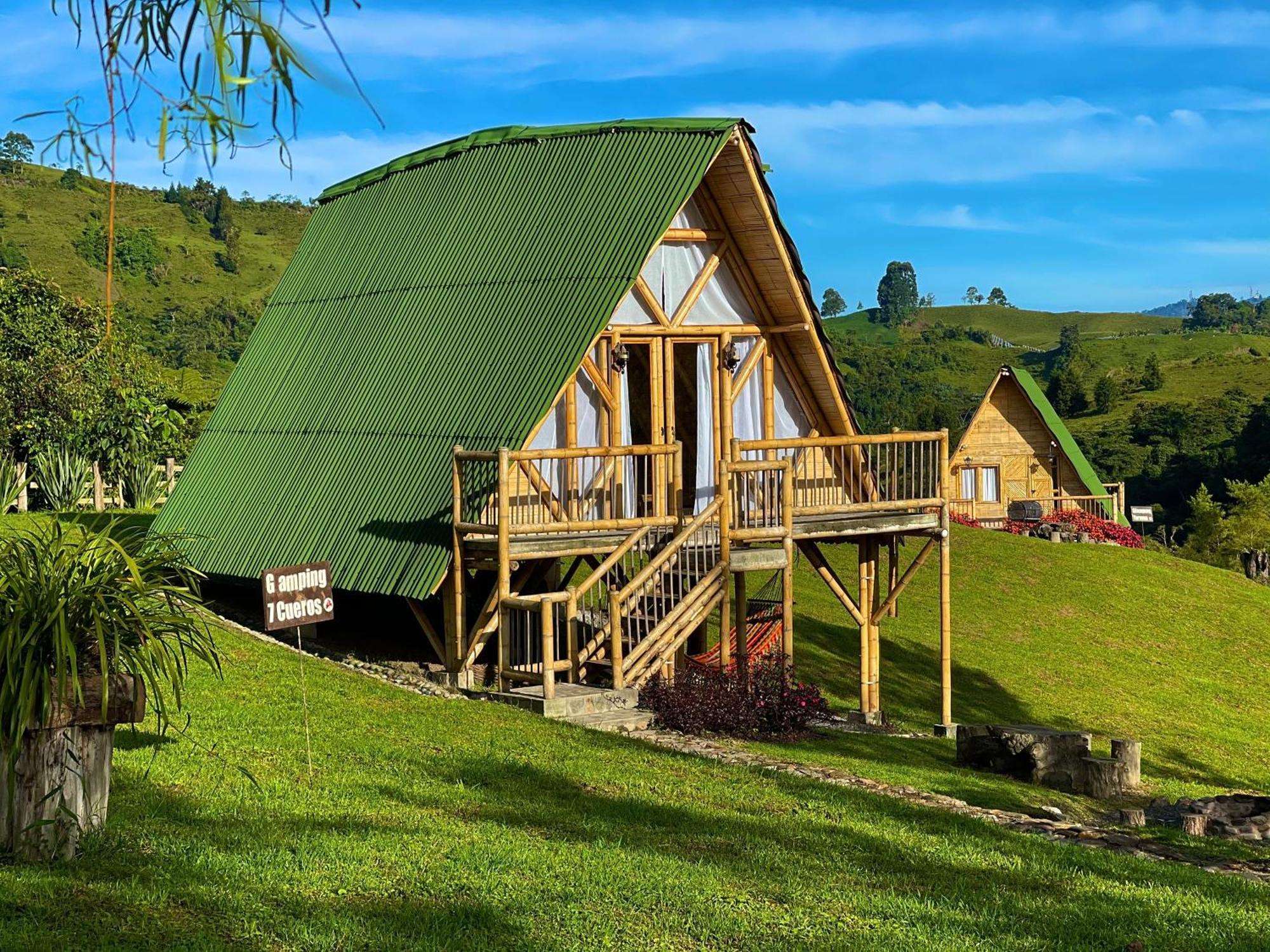 Glamping La Herradura Santa Rosa de Cabal Exteriör bild
