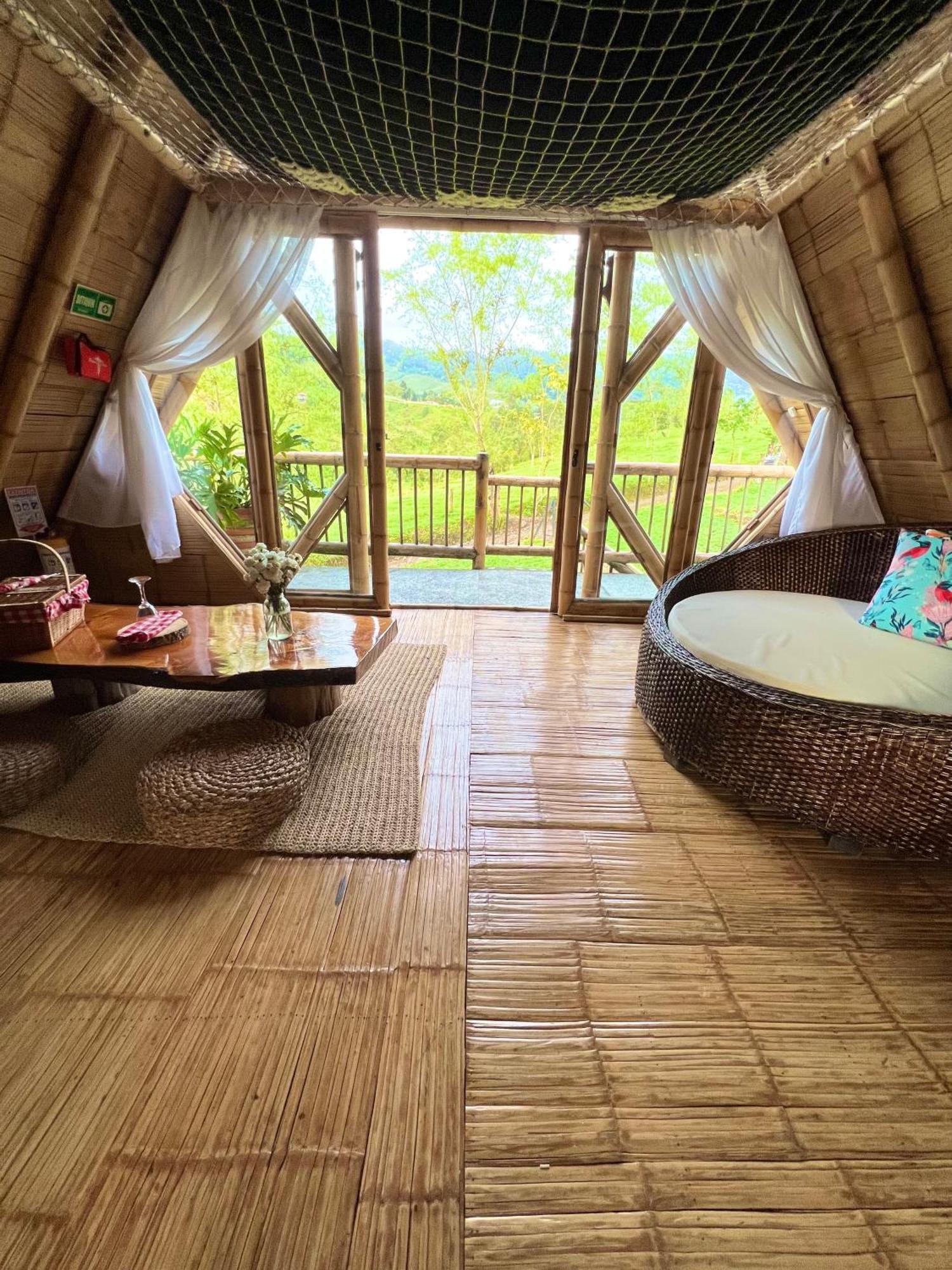 Glamping La Herradura Santa Rosa de Cabal Exteriör bild