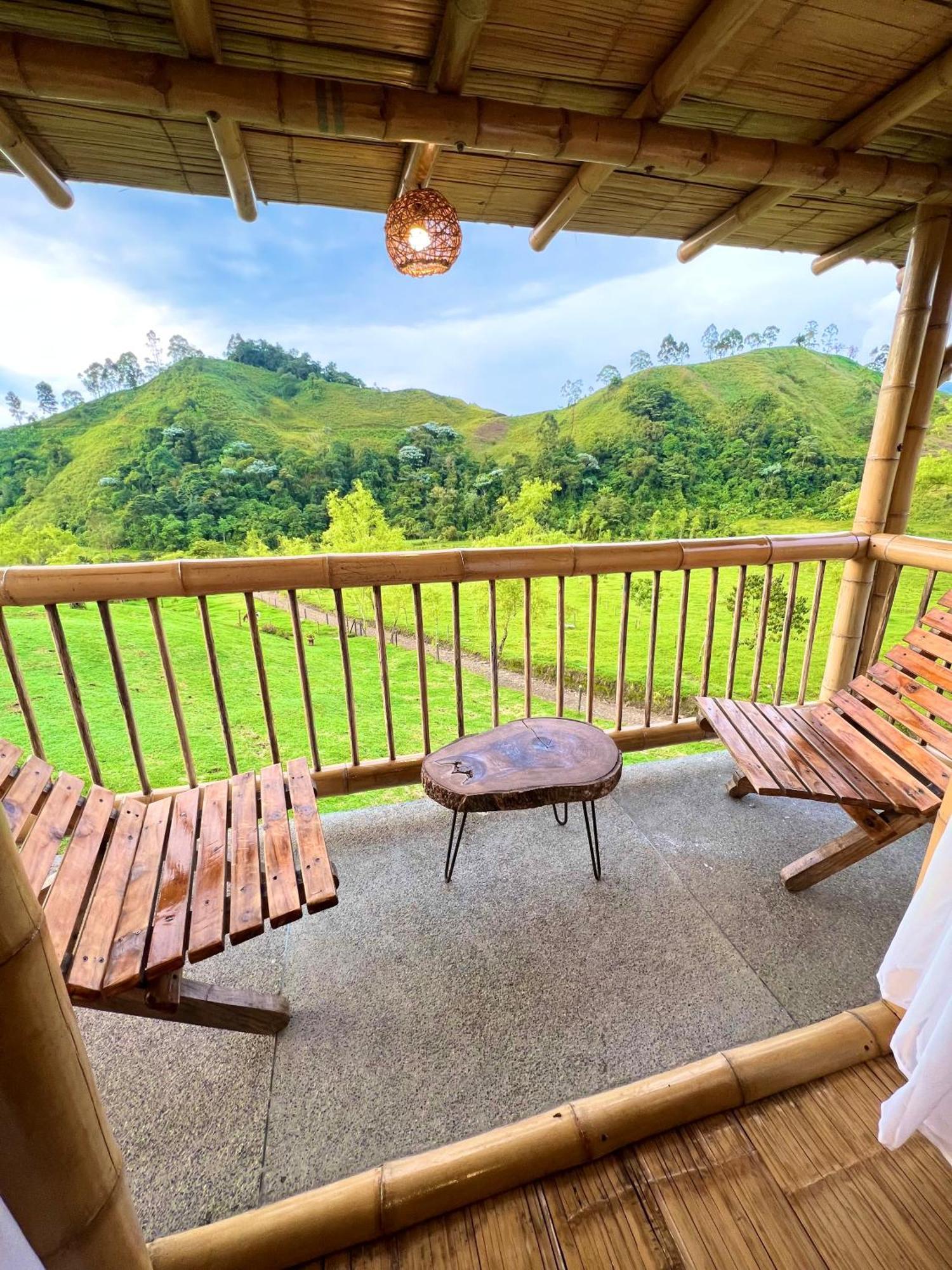 Glamping La Herradura Santa Rosa de Cabal Exteriör bild