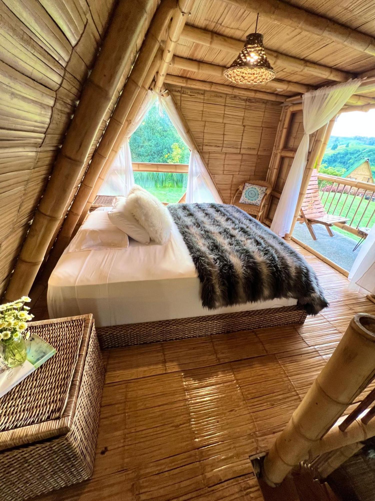 Glamping La Herradura Santa Rosa de Cabal Exteriör bild