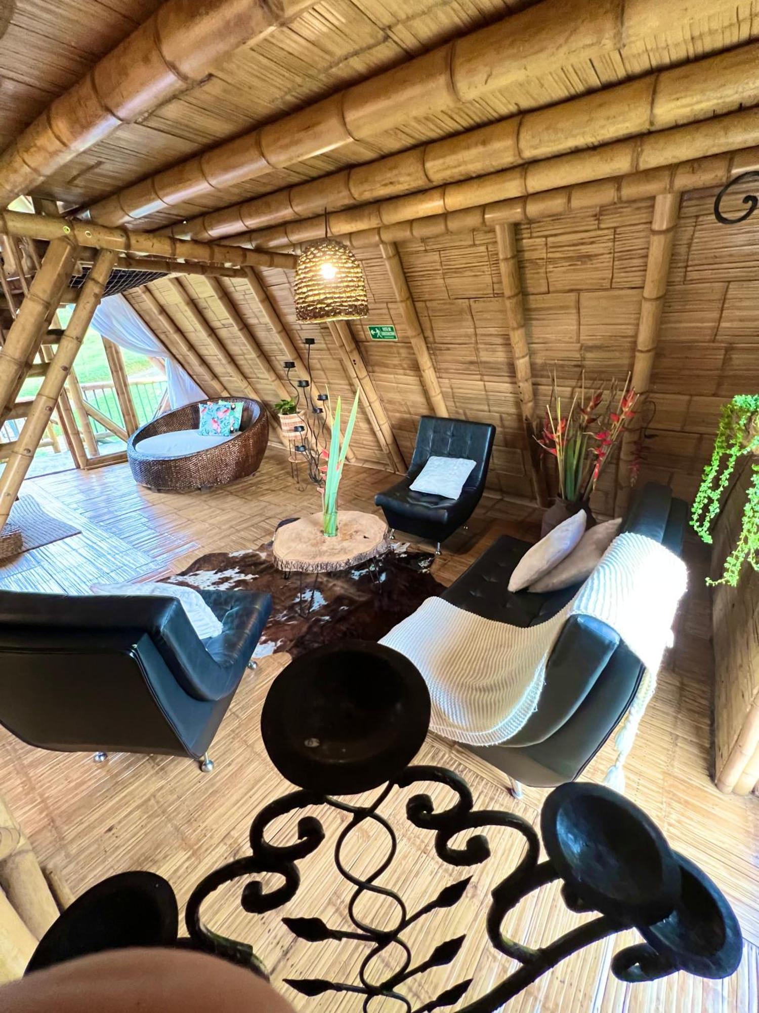 Glamping La Herradura Santa Rosa de Cabal Exteriör bild