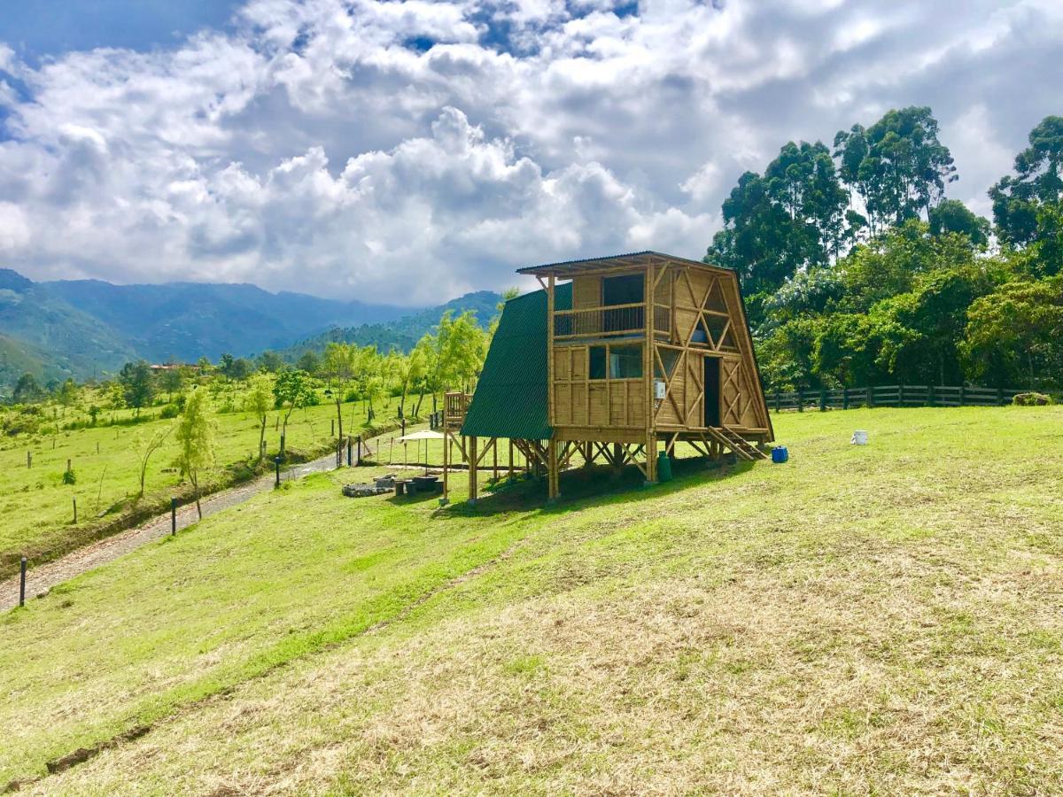 Glamping La Herradura Santa Rosa de Cabal Exteriör bild